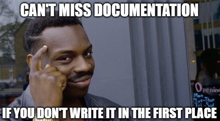 Can't miss documentation